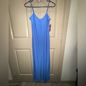 Elegant Blue Maxi Dress